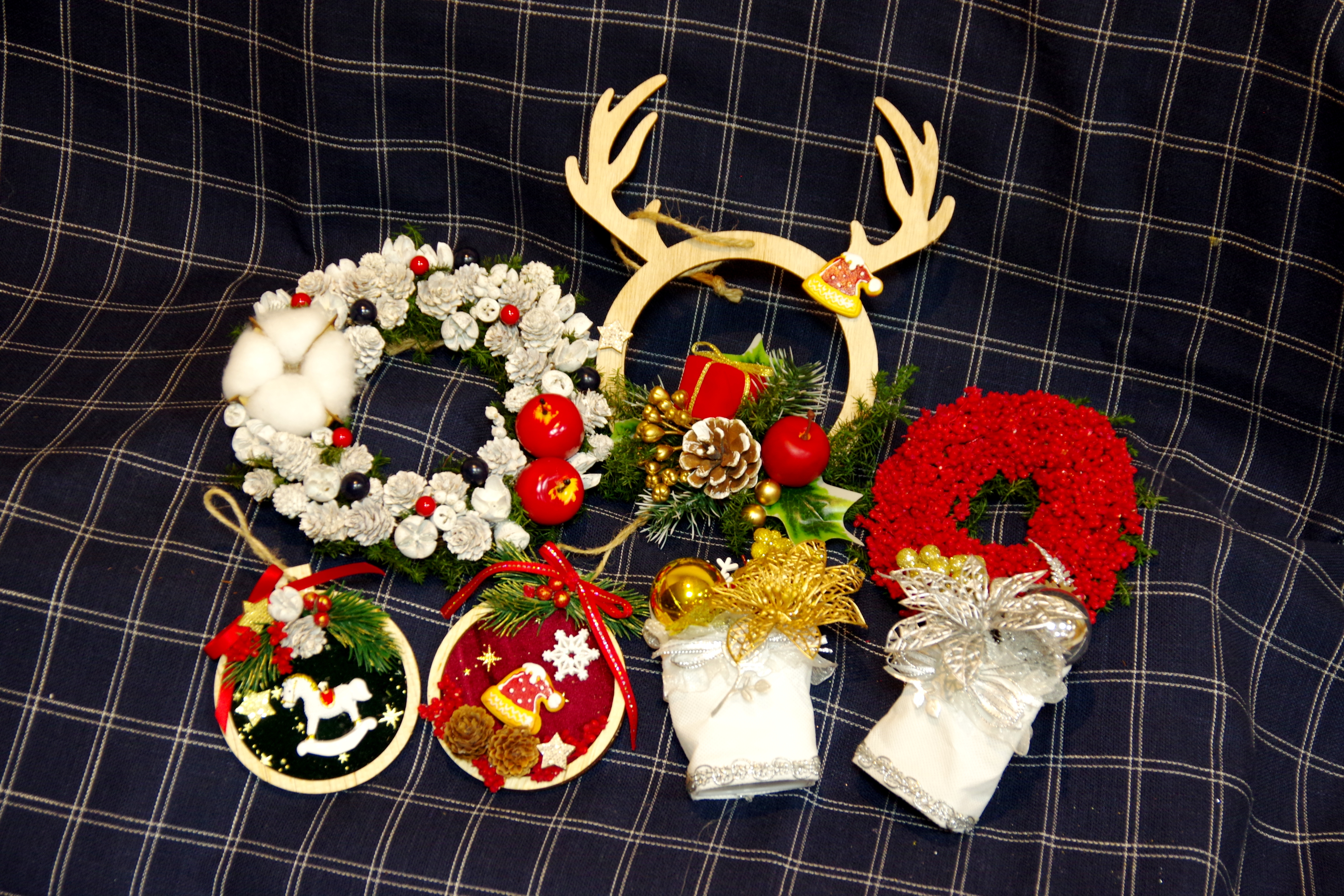 クリスマスリースの写真