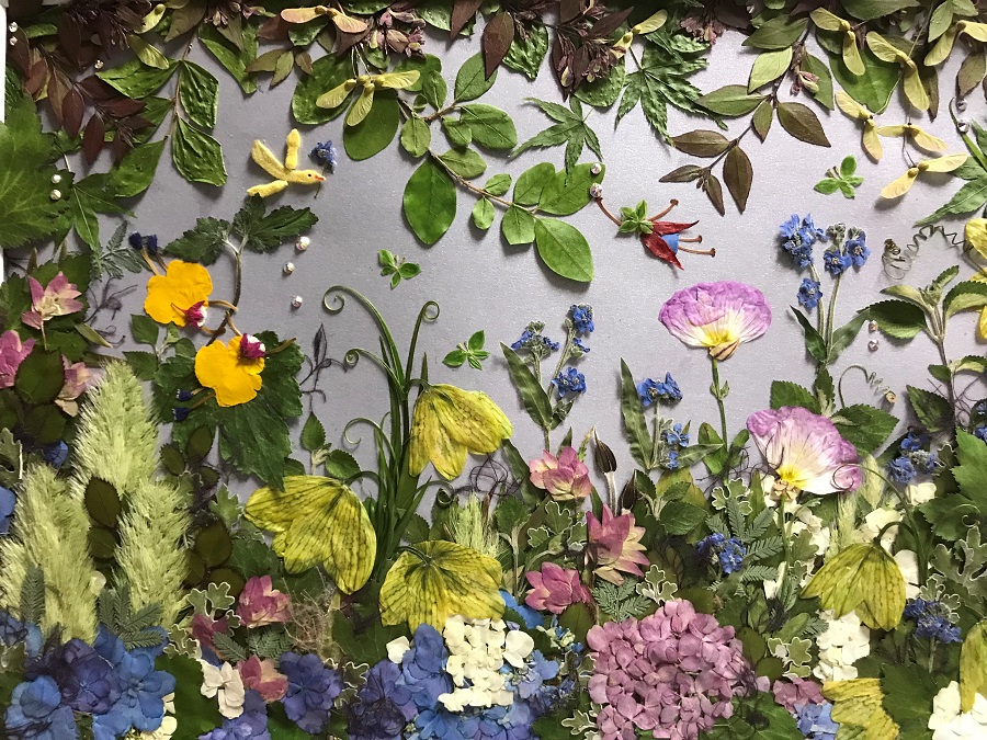 押し花アート Ayakos Blomster作品展 ヘレさんの魔法のお花 デンマークからの贈りもの ふなばしアンデルセン公園