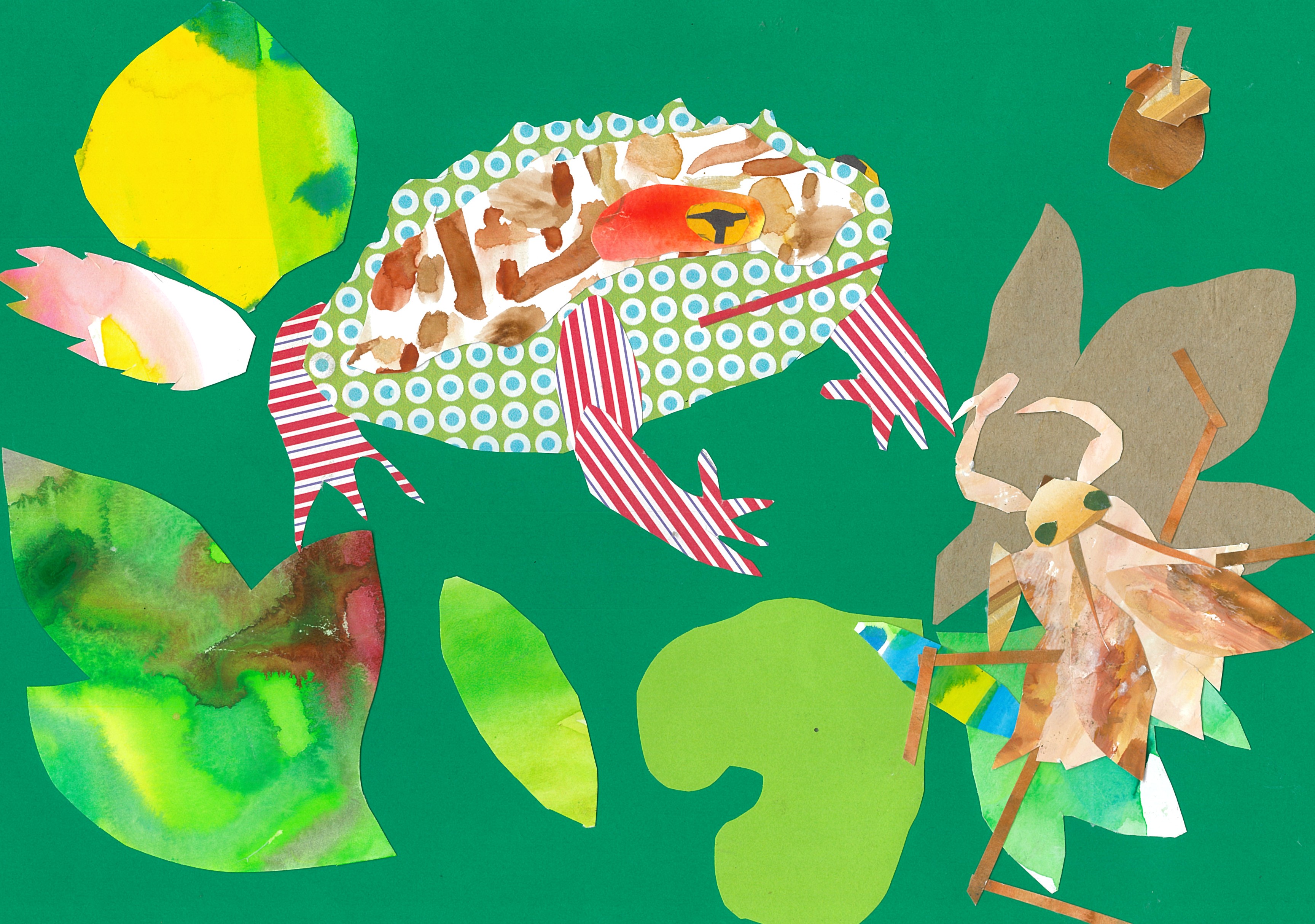 おしゃれなガマガエル