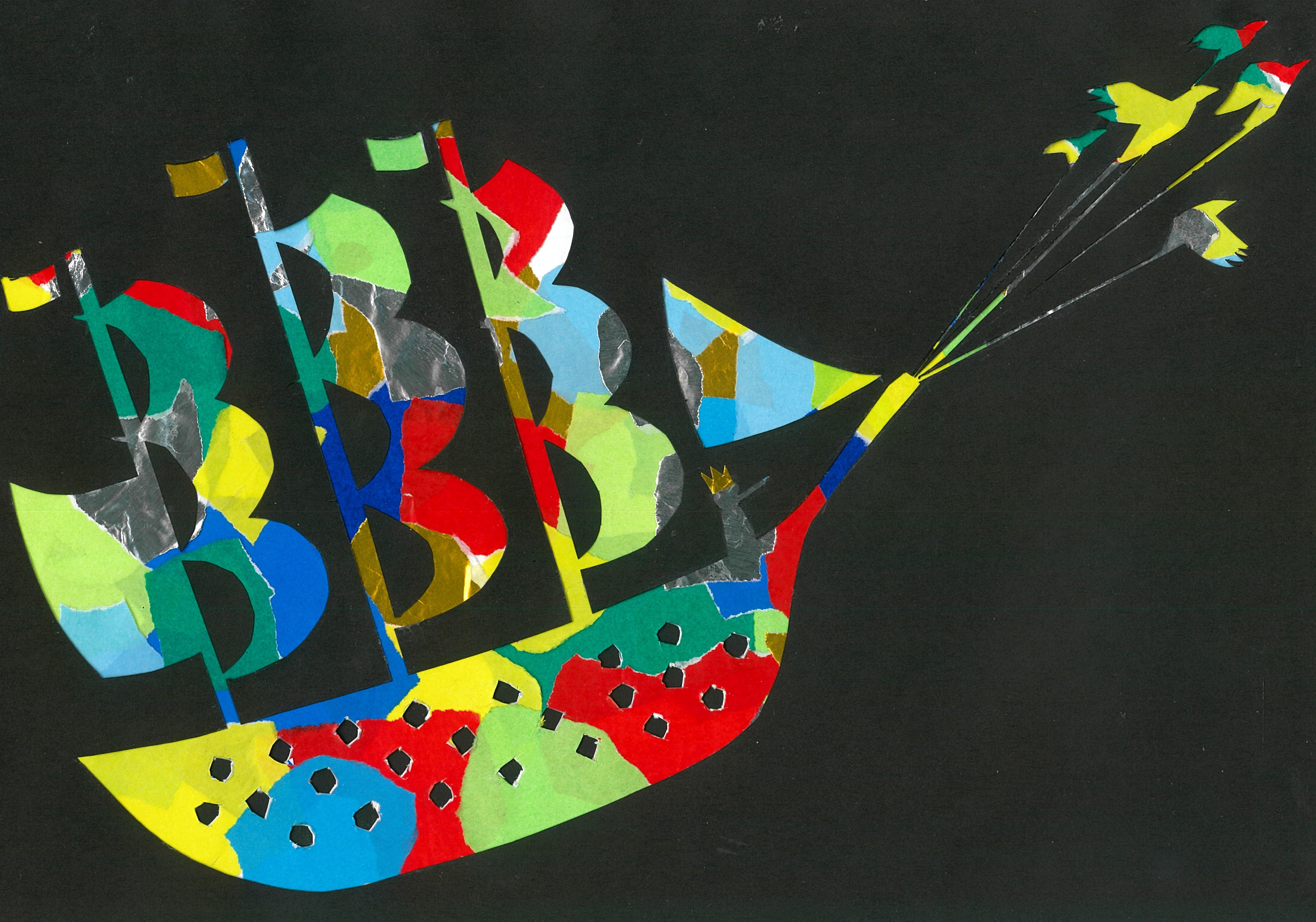 神の国を攻める船